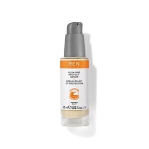 NWT REN Radiance Glow And Protect Vitamin C Serum‎ 1.02fl Oz